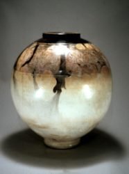 John bedding large moon vase originally shown at the Tate gallery St Ives
