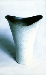 John bedding porcelain vase with cut lip